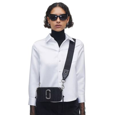 THE DTM MONOGRAM LEATHER SNAPSHOT